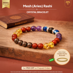 Mesh (Aries) Rashi Crystal Bracelet